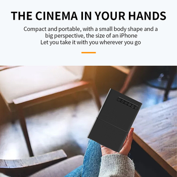 Преносим проектор, резолюция 320x240, мощност 10W, яркост 10, обектив от смола