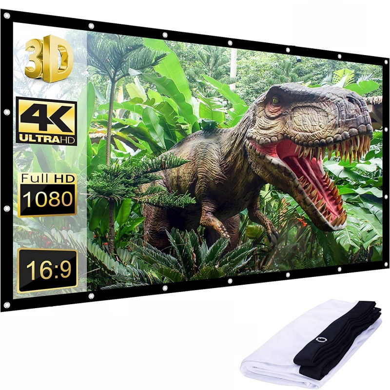 Проекционен екран за проектор, портативен сгъваем (модел JYY-100, тегло 660, мощност 0, марка Independent, енергийна ефективност 100)