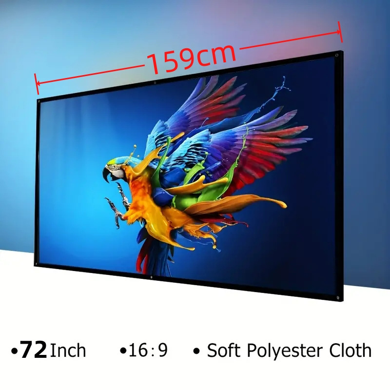 Проекционен екран за проектор, портативен сгъваем (модел JYY-100, тегло 660, мощност 0, марка Independent, енергийна ефективност 100)