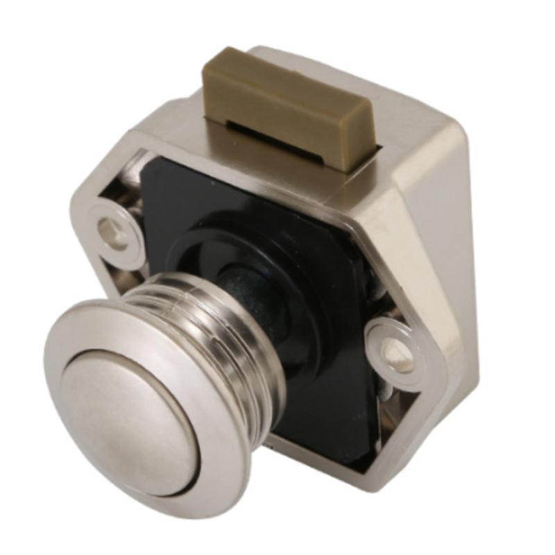 RV шкафова бутонна издърпваща ключалка – ABS, модел JA102, 30 000 цикли, 34,2 g