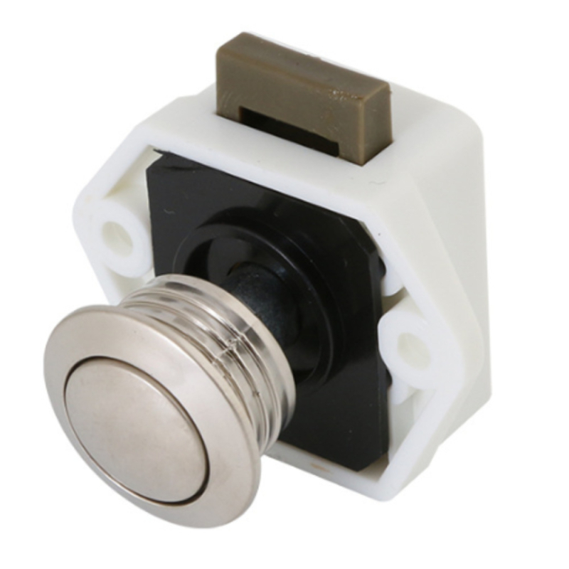 RV шкафова бутонна издърпваща ключалка – ABS, модел JA102, 30 000 цикли, 34,2 g