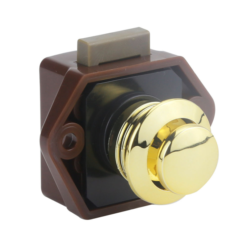 RV шкафова бутонна издърпваща ключалка – ABS, модел JA102, 30 000 цикли, 34,2 g