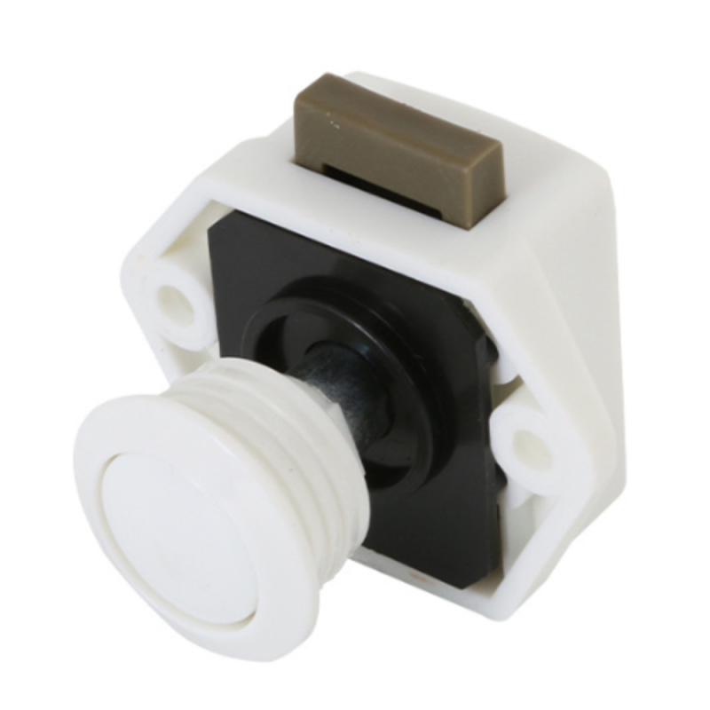 RV шкафова бутонна издърпваща ключалка – ABS, модел JA102, 30 000 цикли, 34,2 g