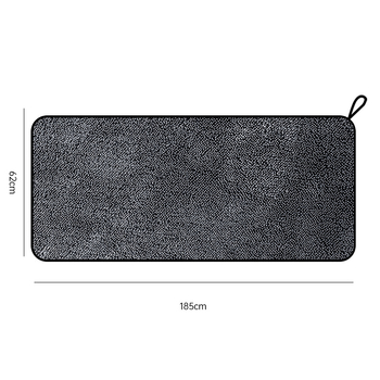 Automazgāšanas dvielis, mikrošķiedra, dubultā puses vīta audums ar Korejas pinuma dizainu; zīmols Hundred Trees; licencēts privātais zīmols; pielāgota apstrāde