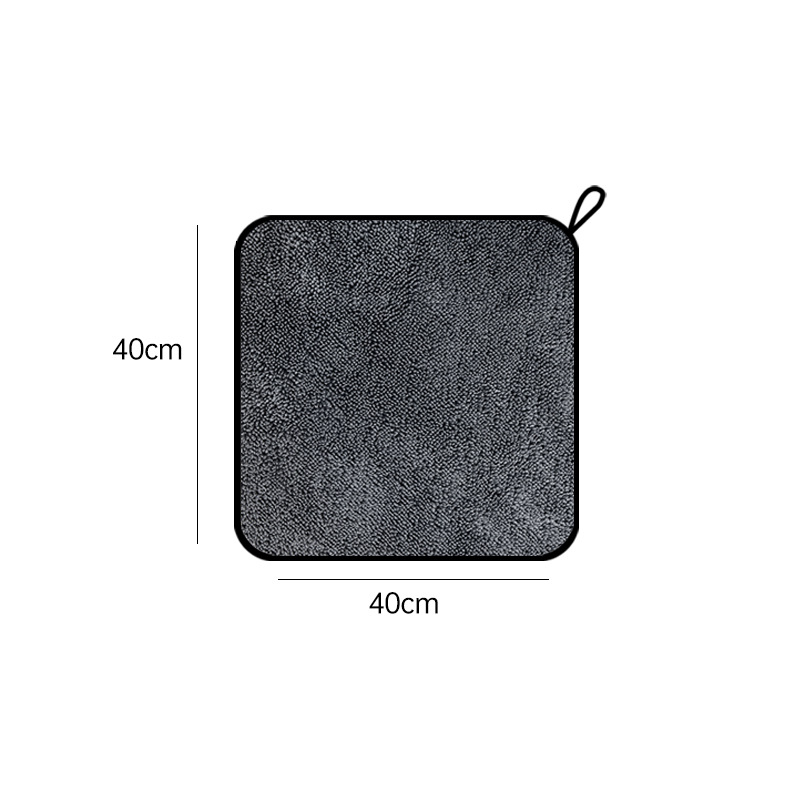 Automazgāšanas dvielis, mikrošķiedra, dubultā puses vīta audums ar Korejas pinuma dizainu; zīmols Hundred Trees; licencēts privātais zīmols; pielāgota apstrāde