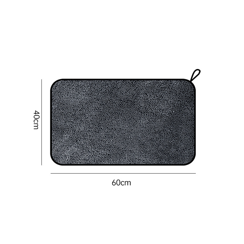Automazgāšanas dvielis, mikrošķiedra, dubultā puses vīta audums ar Korejas pinuma dizainu; zīmols Hundred Trees; licencēts privātais zīmols; pielāgota apstrāde