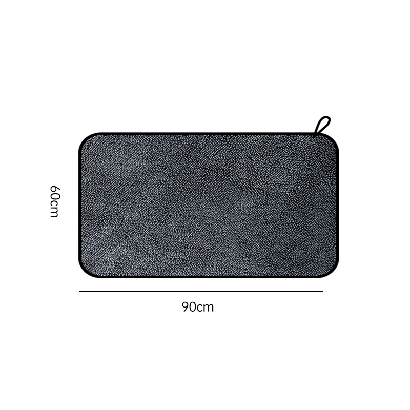 Automazgāšanas dvielis, mikrošķiedra, dubultā puses vīta audums ar Korejas pinuma dizainu; zīmols Hundred Trees; licencēts privātais zīmols; pielāgota apstrāde