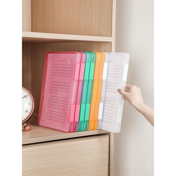 A4 διαφανής θήκη αρχείων για έγγραφα, μεταλλική κατασκευή με πλαστικά εξαρτήματα, χωρητικότητα 2 L, κατάλληλη για μελέτη/ γραφείο