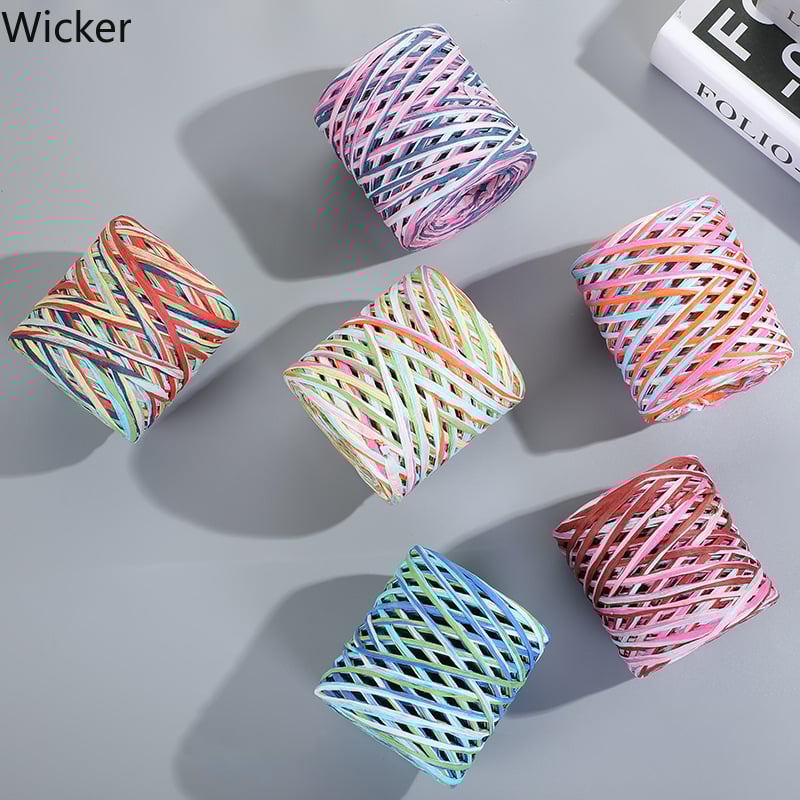 Хартия рафия въже за занаяти – влакнеста смес, тръбно прежда, единична нишка