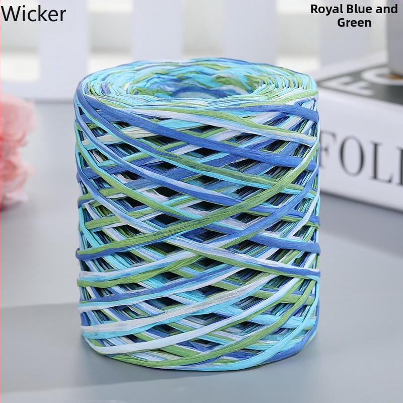 Хартия рафия въже за занаяти – влакнеста смес, тръбно прежда, единична нишка