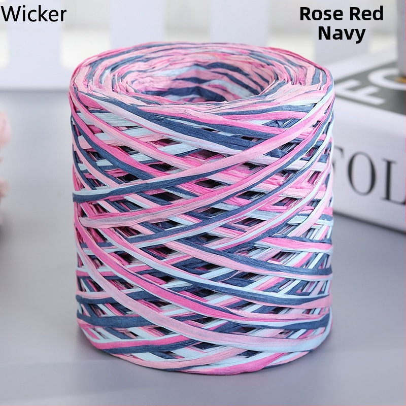 Хартия рафия въже за занаяти – влакнеста смес, тръбно прежда, единична нишка