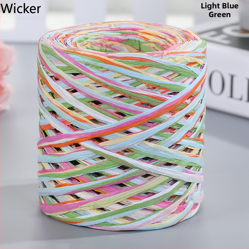 Хартия рафия въже за занаяти – влакнеста смес, тръбно прежда, единична нишка