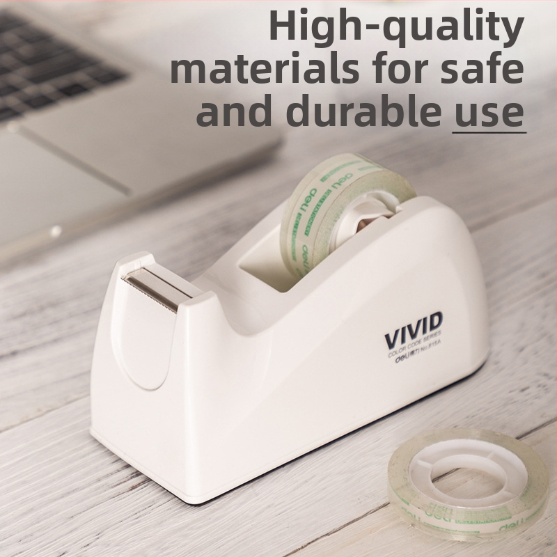 Deli държач за лента и режеща база, пластмасова, модел 81, подходяща за ленти до 22 мм ширина