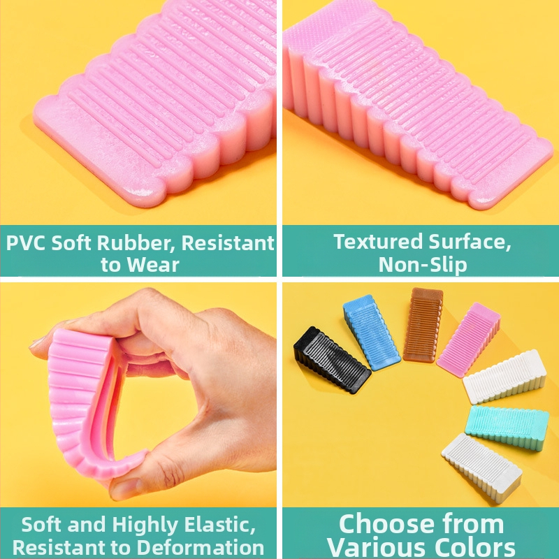 Qijia модел 001 PVC дверен стопер, подово монтиран, модерен минималистичен стил