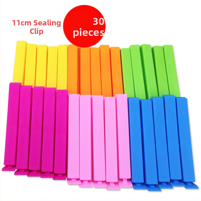 Влагаустойчиви щипки за запечатване на пластмасови торбички — запазване на храна: чай, мляко на прах, закуски