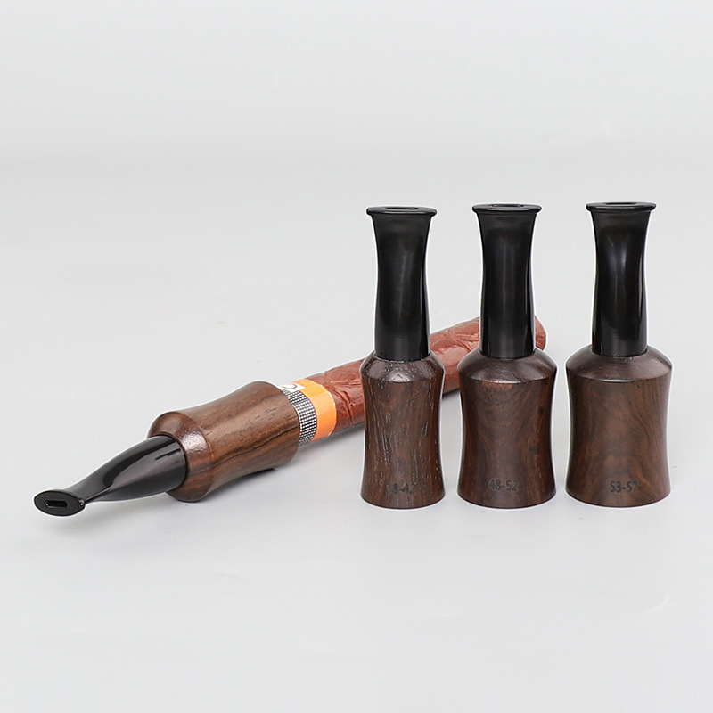Muxiang ebenova koka cigāru muteņa — pielāgojama, roku darbs, vienkāršs stils