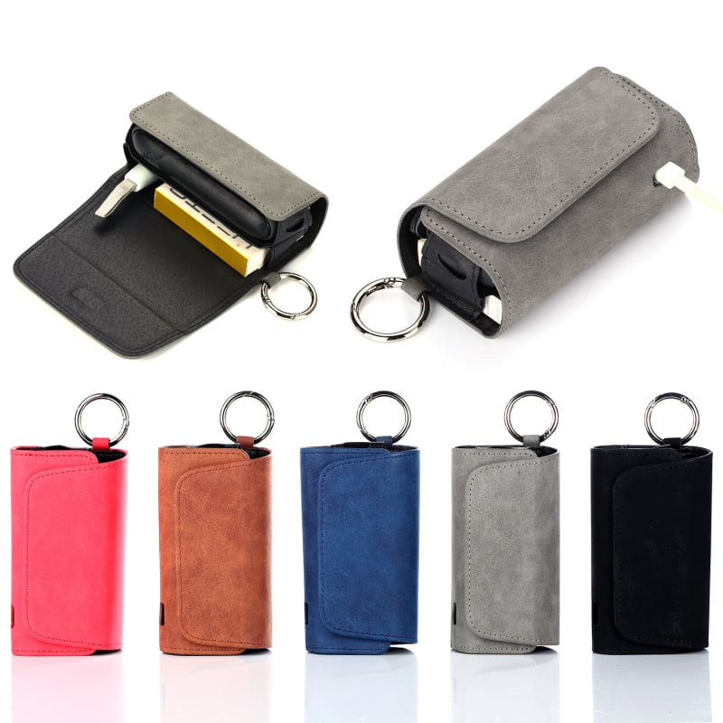 PU materiāla cigarešu kārba ar uzglabāšanas funkciju, retro stils, logotipa drukāšana, pielāgošana pieejama