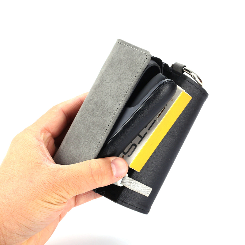 PU materiāla cigarešu kārba ar uzglabāšanas funkciju, retro stils, logotipa drukāšana, pielāgošana pieejama