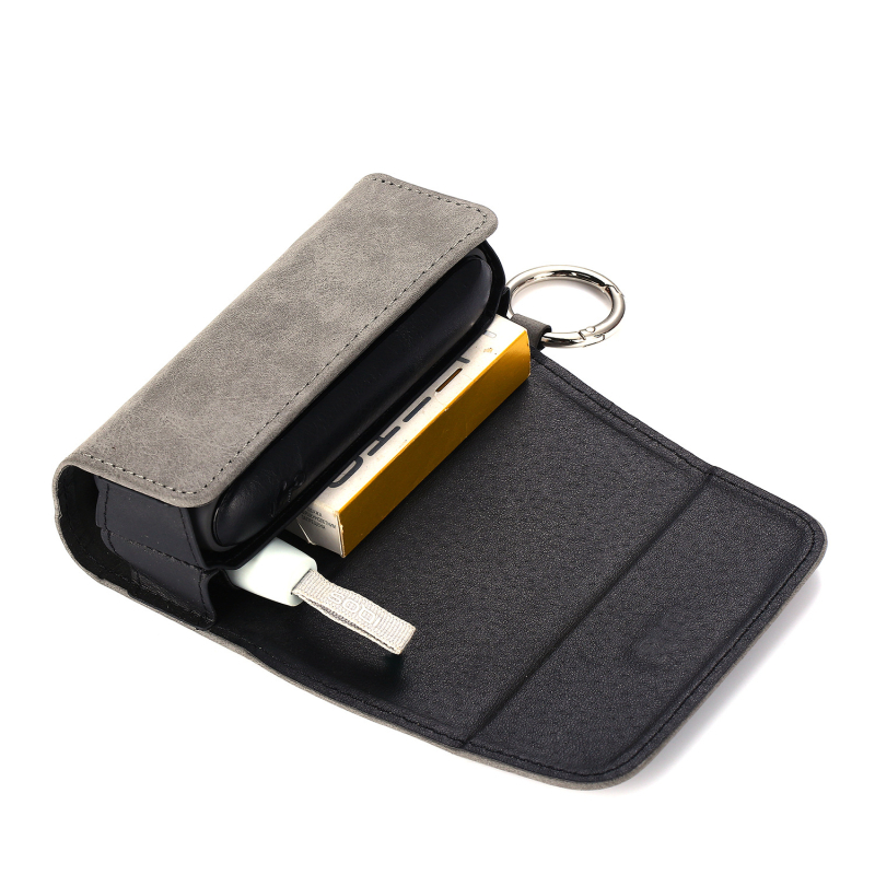 PU materiāla cigarešu kārba ar uzglabāšanas funkciju, retro stils, logotipa drukāšana, pielāgošana pieejama