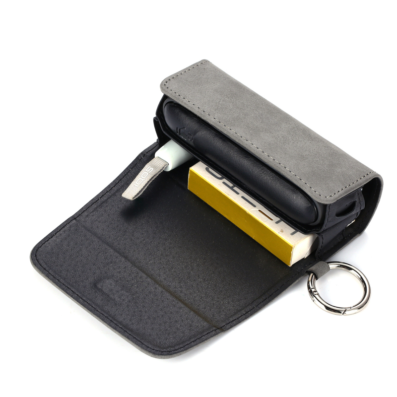 PU materiāla cigarešu kārba ar uzglabāšanas funkciju, retro stils, logotipa drukāšana, pielāgošana pieejama