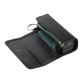 Aizsargājošs ādas gadījumā ar uzglabāšanas funkciju IQO 4.0 ILUM, 6. un 7. paaudze, japāņu stila gaišs luksuss, drukāts logo, Econlike