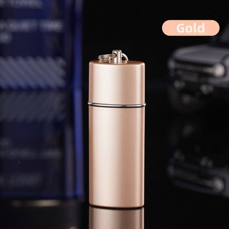 YF607 Kompaktā metāla pelnu vāciņa ar atslēgu piekariņu – ABS + nerūsējošais tērauds; nav vienreizējās lietošanas; funkcijas: atslēgu piekariņš, dekors, uzglabāšana; logotips drukāts