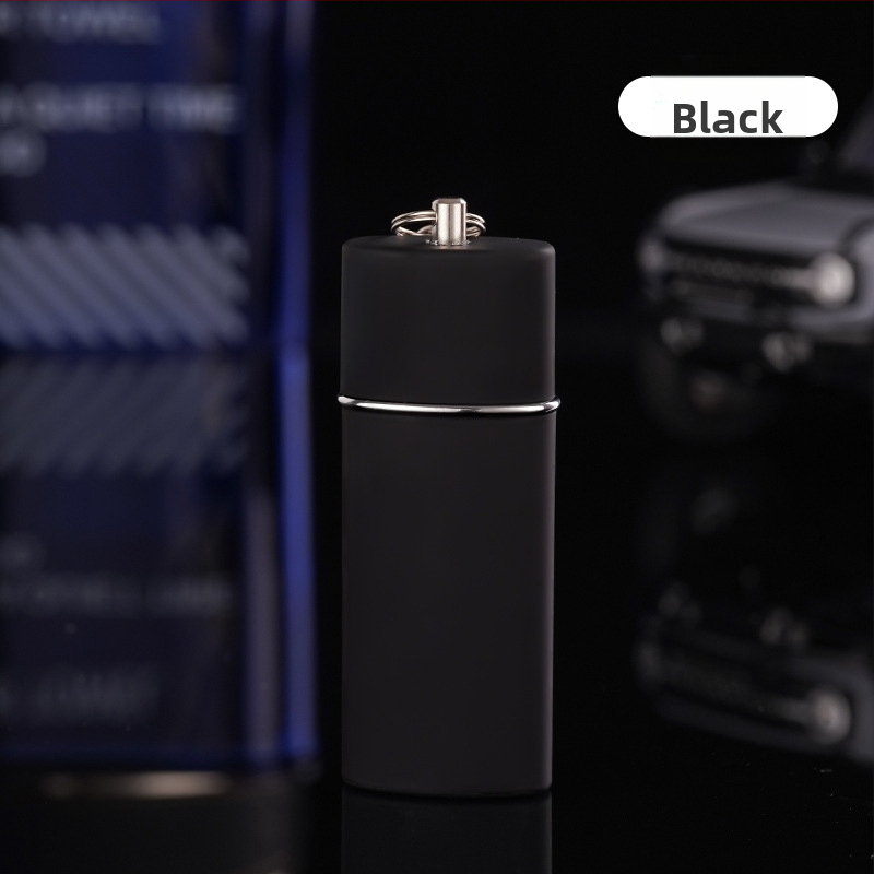 YF607 Kompaktā metāla pelnu vāciņa ar atslēgu piekariņu – ABS + nerūsējošais tērauds; nav vienreizējās lietošanas; funkcijas: atslēgu piekariņš, dekors, uzglabāšana; logotips drukāts