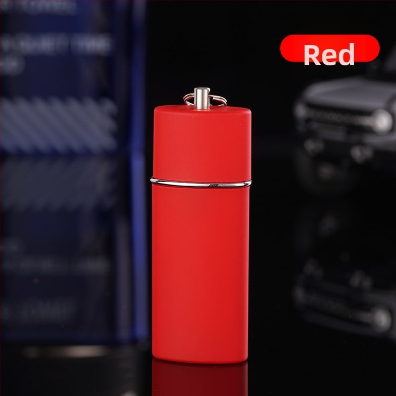 YF607 Kompaktā metāla pelnu vāciņa ar atslēgu piekariņu – ABS + nerūsējošais tērauds; nav vienreizējās lietošanas; funkcijas: atslēgu piekariņš, dekors, uzglabāšana; logotips drukāts