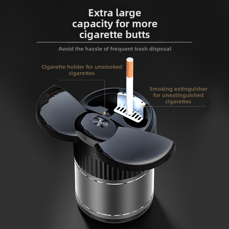 Automobilio peleninė su infraraudonųjų spindulių jutikliu ir automatiškai atveriamu dangčiu, metalinis vidinis korpusas, modelis A70, svoris 0,23 kg