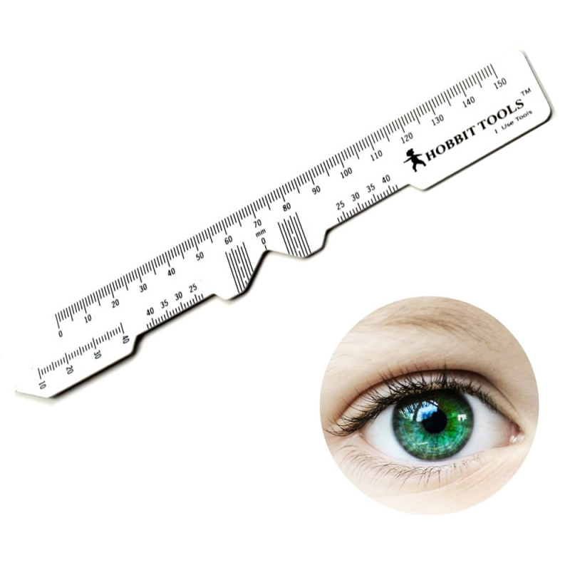 HUOTO Домашен комплект: очна таблица и измервател за зрение