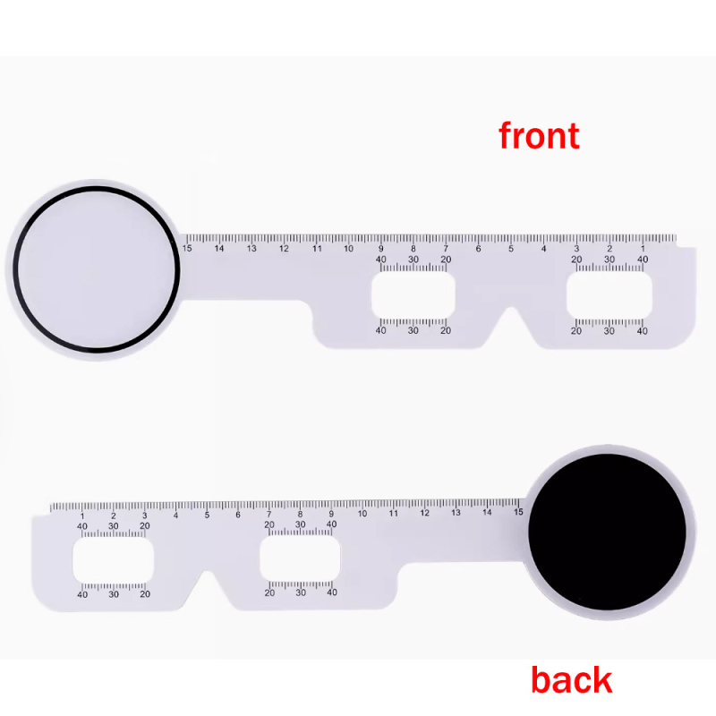 HUOTO Домашен комплект: очна таблица и измервател за зрение