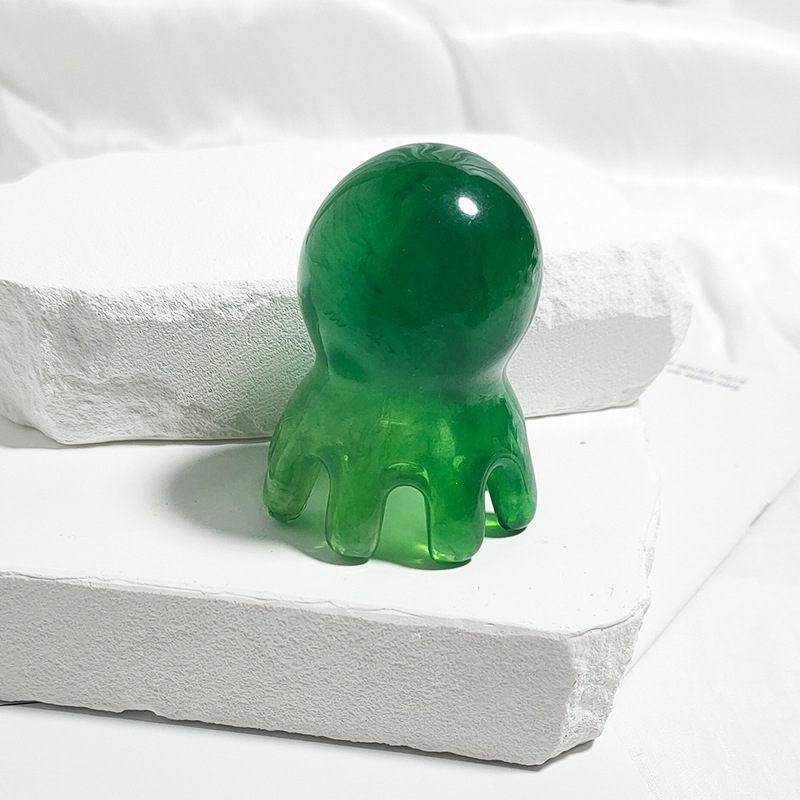 Prijenosni masažni štapić od prirodne smole, 48 g; pogodan za zdravstvenu njegu masaže i fitness ljepotu; mogućnost privatne oznake i prilagodbe