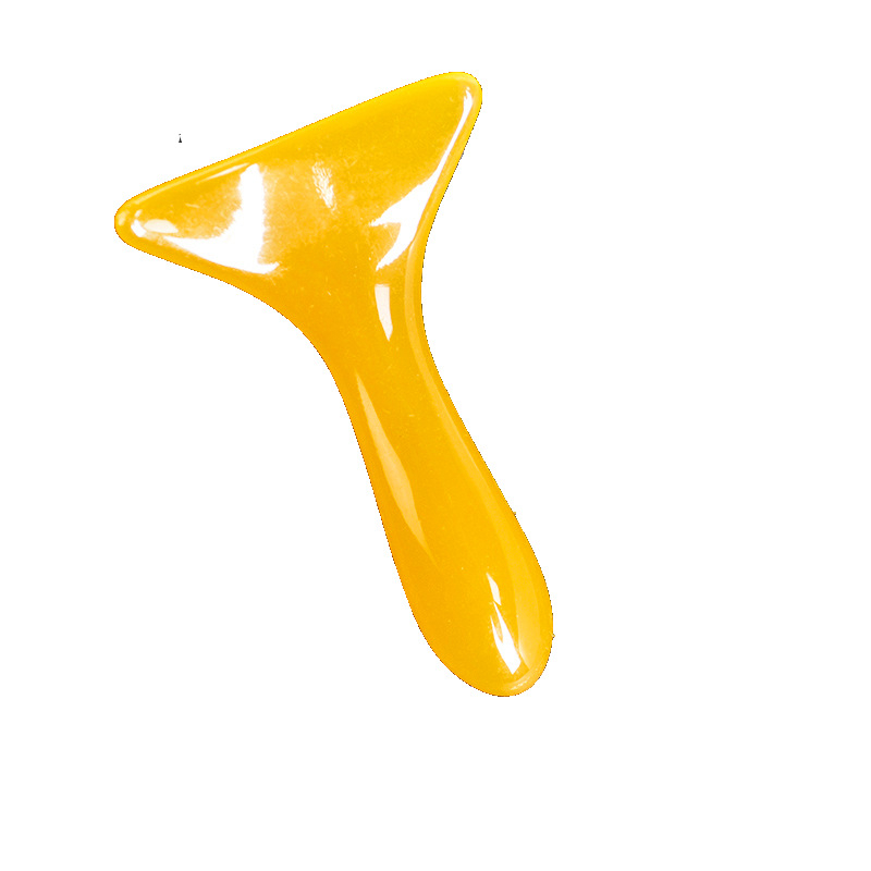 Izkrivljena spatula za scraping za masažu vratne kralješnice i ramena; materijal: smola; težina: 57 g; kategorija: scraping sheet/plate; primjena: zdravstveni masaža, fitness i ljepota tijela; prilagodljiva obrada dostupna