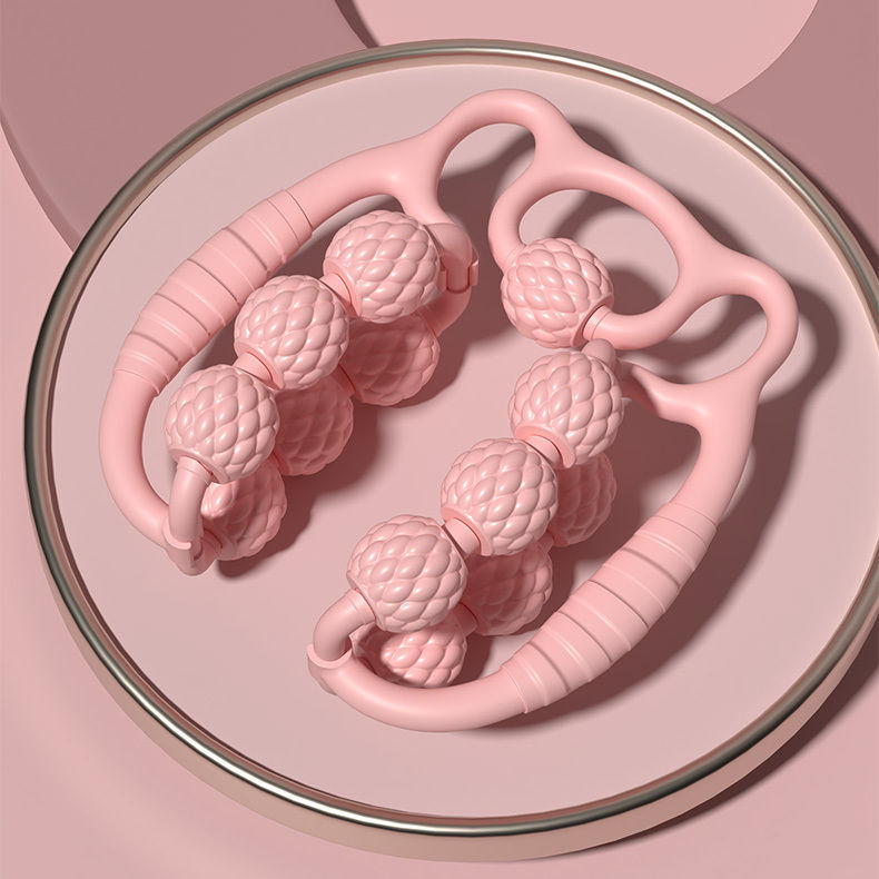 Λεπτό λαστιχένιο λουρί διάτασης για γιόγκα με ABS κατασκευή, κλιπ ποδιού σε δαχτυλίδι, αφρώδης κύλινδρος γάμπας για διάταση αυχένα και σπονδυλικής στήλης