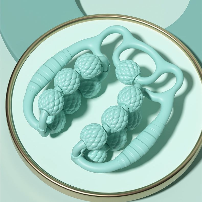 Λεπτό λαστιχένιο λουρί διάτασης για γιόγκα με ABS κατασκευή, κλιπ ποδιού σε δαχτυλίδι, αφρώδης κύλινδρος γάμπας για διάταση αυχένα και σπονδυλικής στήλης