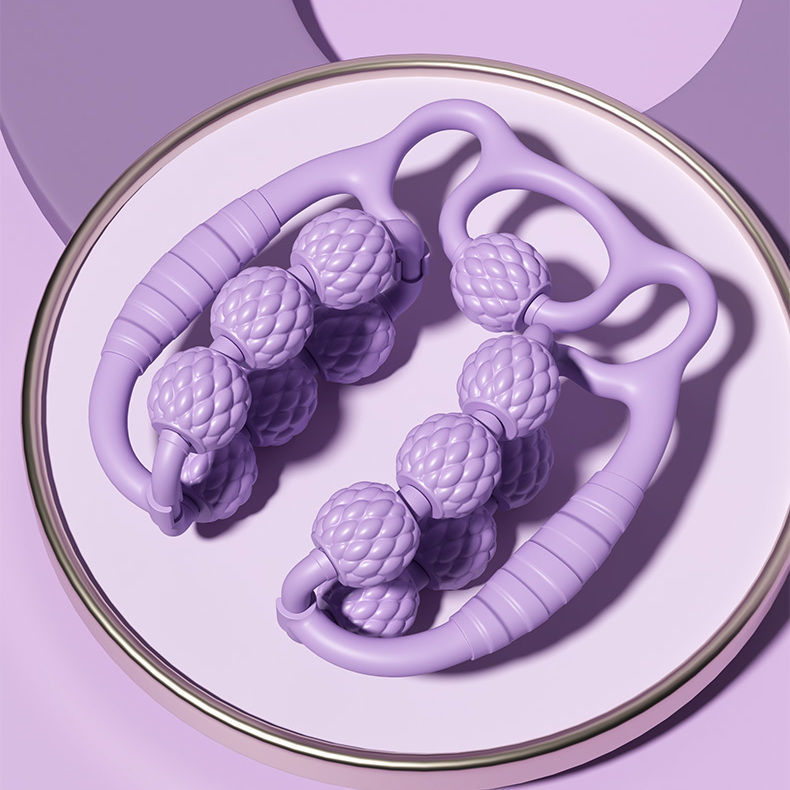 Λεπτό λαστιχένιο λουρί διάτασης για γιόγκα με ABS κατασκευή, κλιπ ποδιού σε δαχτυλίδι, αφρώδης κύλινδρος γάμπας για διάταση αυχένα και σπονδυλικής στήλης