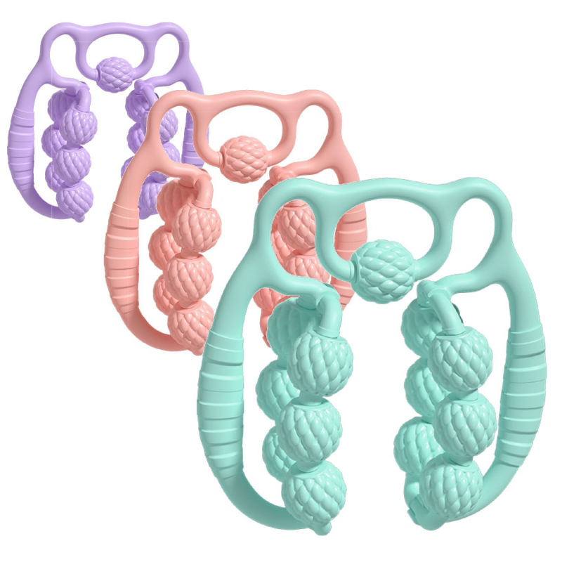 Λεπτό λαστιχένιο λουρί διάτασης για γιόγκα με ABS κατασκευή, κλιπ ποδιού σε δαχτυλίδι, αφρώδης κύλινδρος γάμπας για διάταση αυχένα και σπονδυλικής στήλης