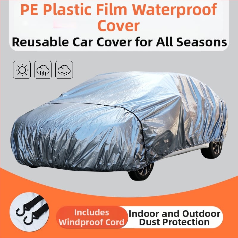 coveryoo Покривало за кола за седан — Леко, водоустойчиво и прахоустойчиво, Персонализируемо, 1 кг, Материал: Друг, Подходящи модели: седан