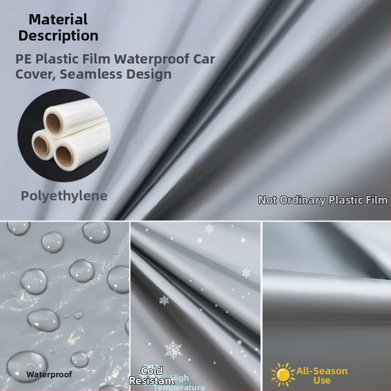 coveryoo Auto pārsegs sedanam — Viegls, Ūdensizturīgs un Putekļu izturīgs, Pielāgojama, Svars 1 kg, Materiāls: Cits