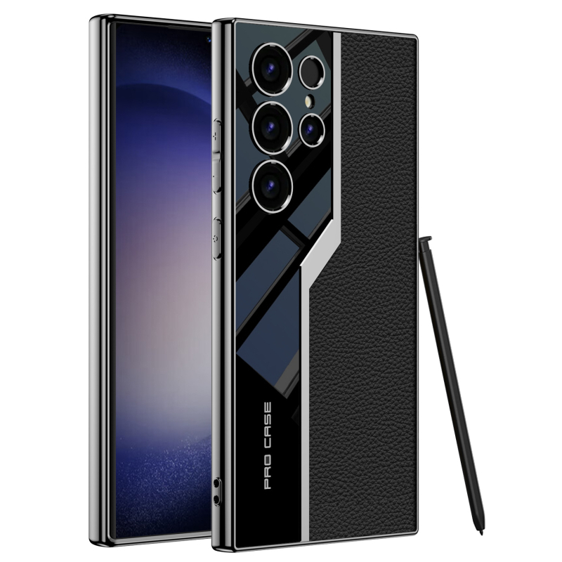 GKK Kožené puzdro z umelej kože pre Samsung S24 Ultra – kreatívny, módny, osobnosť (Materiál: umelej kože; Spracovanie: vstrekované formovanie; Funkcia: proti pádu; Kompatibilita: Samsung)