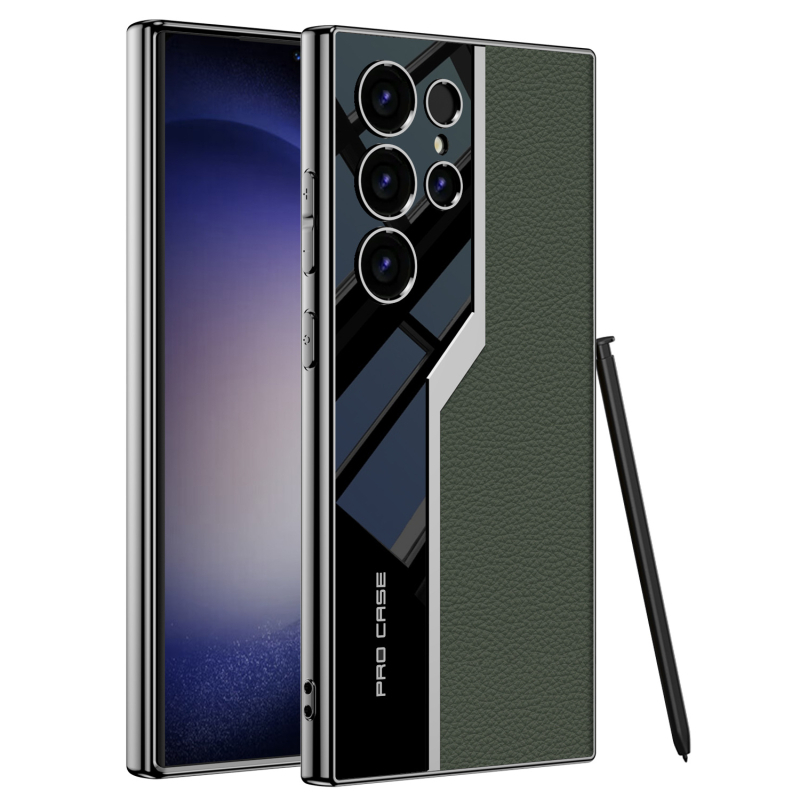 GKK Kožené puzdro z umelej kože pre Samsung S24 Ultra – kreatívny, módny, osobnosť (Materiál: umelej kože; Spracovanie: vstrekované formovanie; Funkcia: proti pádu; Kompatibilita: Samsung)