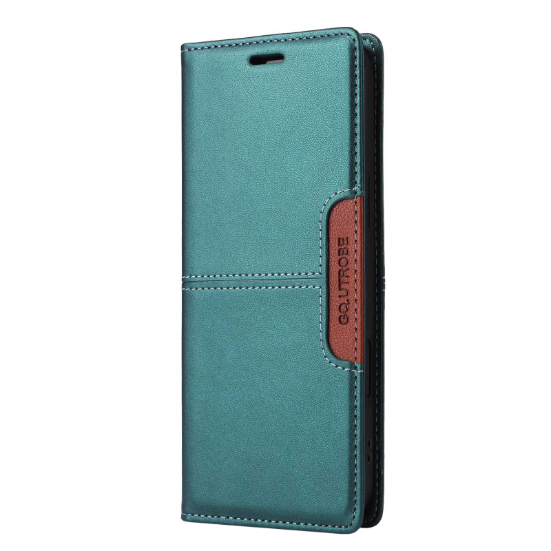 Husă din piele tip portofel pentru dispozitive Apple – protecție anti-fraudă, suport magnetic, protecție anti-cădere; PU+TPU