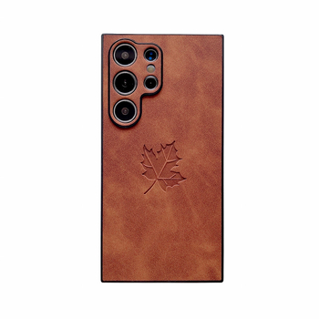 Carcasă pentru telefon Samsung S24 Ultra, S23 FE, S22 (Material: TPU piele sintetică; Proces: Embosare; Funcții: Șocuri, Rezistență la uzură, Protecție la căderi)