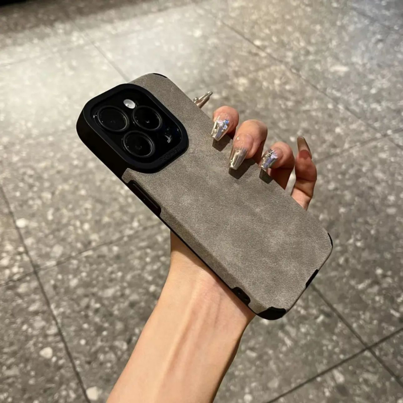 Калъф за iPhone от силикон със матов финиш, защита срещу изпускане, съвместим с iPhone 11 Pro Max–14 Pro Max