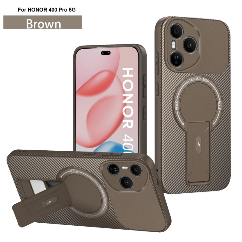 Ochranný kryt z PC pre Huawei/Honor 400Pro a 400Lite, s magnetickým stojanom a proti pádu, vyrobený vstrekovaním