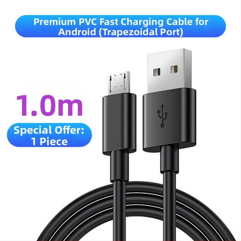 Πλεγμένο καλώδιο δεδομένων και φόρτισης για κινητά, διακλάδωση 1 προς 3, 2.4A γρήγορη φόρτιση, μήκος 1 m, θύρες Lightning, Micro USB και Type-C, μέγιστη ισχύς 12W