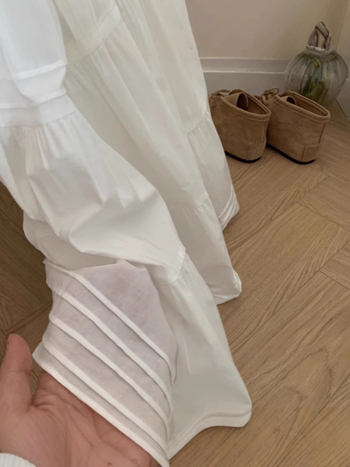 Φούστα Α-γραμμής με πιέτες, midi μήκος, μονοχρωμο σχέδιο; ύφασμα βισκόζη, περιεκτικότητα 50–70%