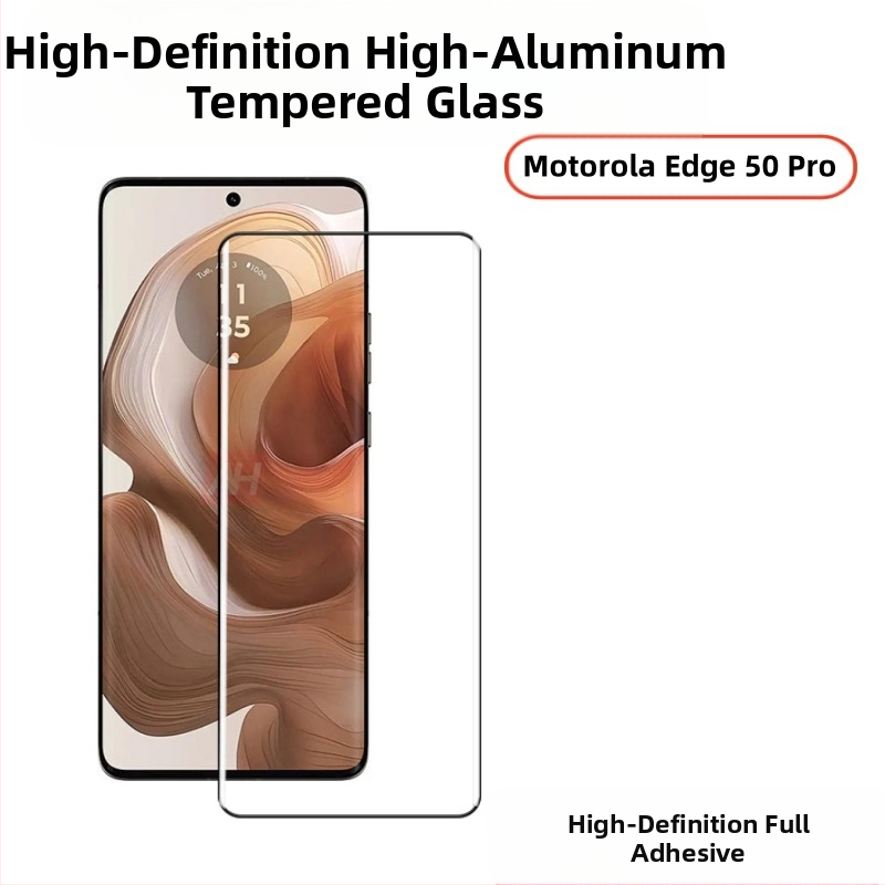 Предно закалено стъклено защитно покритие за екран Motorola Edge50 Pro — матирано покритие, защита от синя светлина, анти отпечатъци, прахоустойчиво