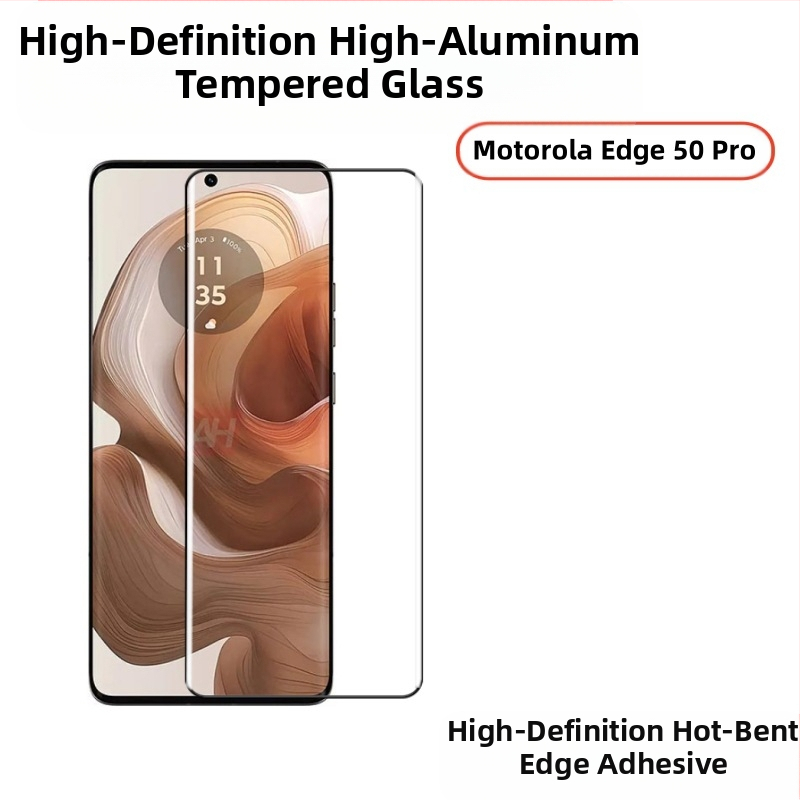 Предно закалено стъклено защитно покритие за екран Motorola Edge50 Pro — матирано покритие, защита от синя светлина, анти отпечатъци, прахоустойчиво