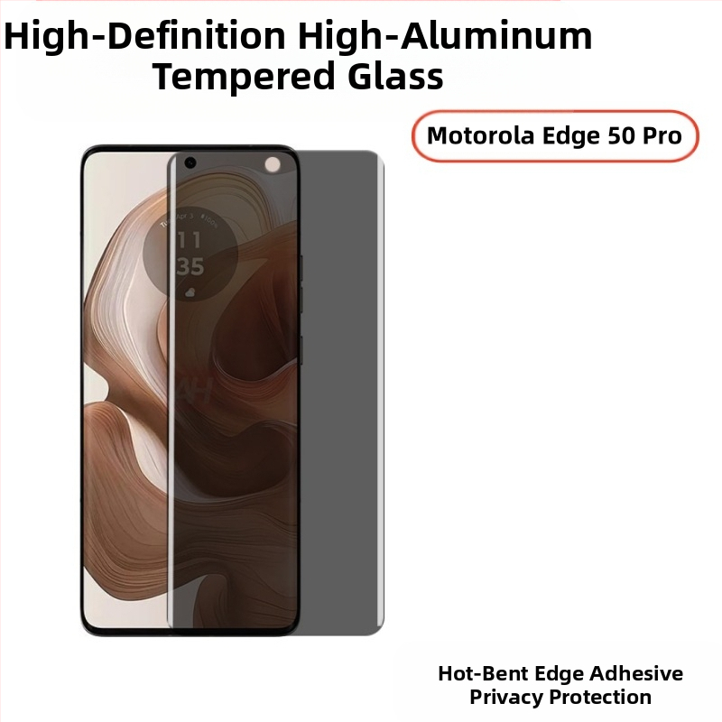 Предно закалено стъклено защитно покритие за екран Motorola Edge50 Pro — матирано покритие, защита от синя светлина, анти отпечатъци, прахоустойчиво
